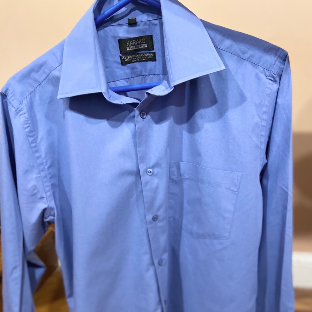 Blue Button Down from Karako Men